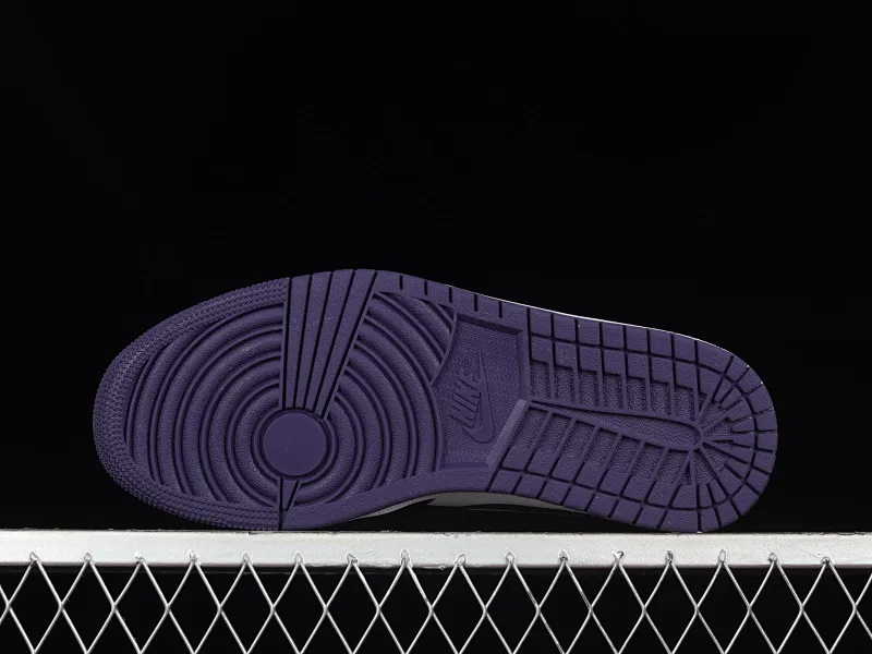 All categories Air Jordan Jordan series basketball shoes Air Jordan 1 Low Air Jordan 1 Low "Court Purple" AJ1 Joe 1 new black and purple toe 553558-125
